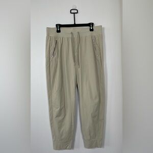 Athleta Trekkie North Jogger Pants Women's Cream Beige Size 14